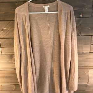 Tan H&M cardigan